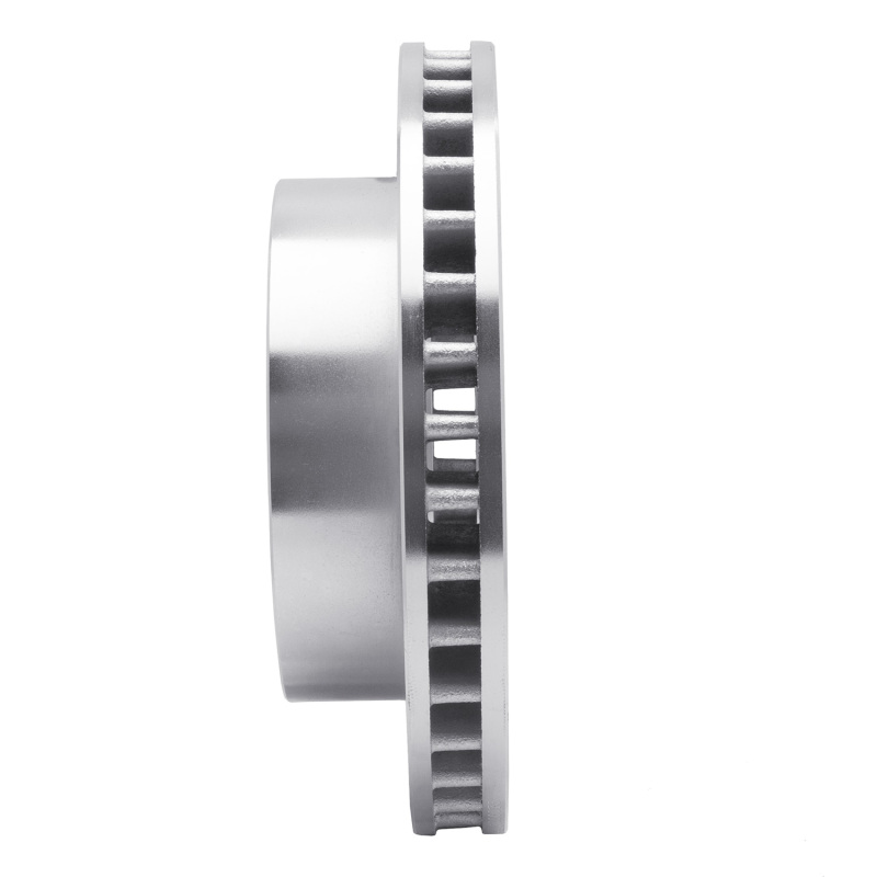 Cadillac DeVille Brake Rotor (1) - Front Right - R1 Concepts - Drilled & Slotted - Silver - `99-`20